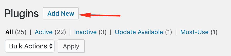 Adding new plugins to WordPress